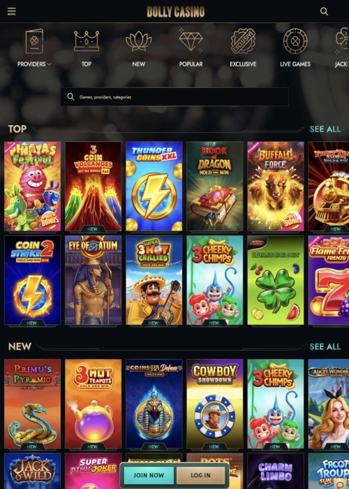 Portale principale casino glamour Dolly Casino